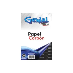 Papel Carbon Tama?o Oficio Negro 100H Genial