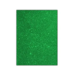 Foamy Pliego Escarchada Verde Hoja Paquete10 50X70Cm