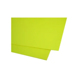 Foamy Tama?o Carta Fluorecente Amarillo Paquete10