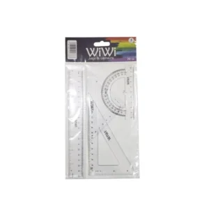 Juego Geometria 20cm 4pzs Wiwi