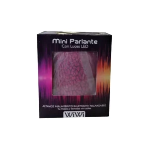 Parlante Portatil Mini 3w Surtido Blt  Luces Led  300mah Wiwi
