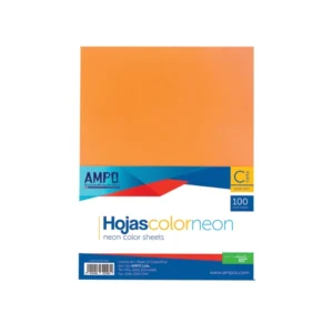 Papel Carta B20 Neon Surtido 100hjs Ampo