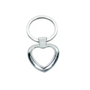Llavero Clip Para Sublimar Metal Corazon