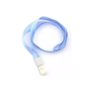 Cordon Para Gafete Pqt12 Deli Azul Claro