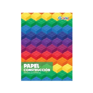 Block 9x12 Papel Construccion 100hjs Genial