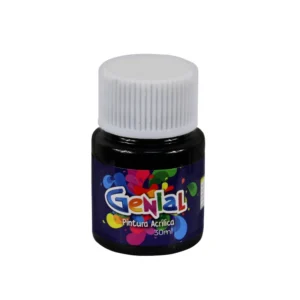 Pintura Acrilica 30Ml Negro Genial