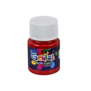 Pintura Acrilica 30Ml Rojo Sangre Genial