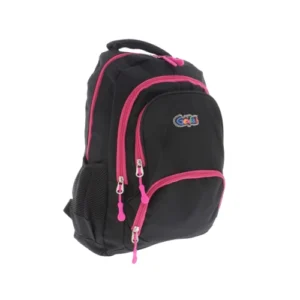 Mochila Genial 18  Negra C/Zipper Color Surt 061-1271D