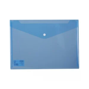 Sobre Plastico Tama?o Carta Con Broche Horiz Azul Claro Deli