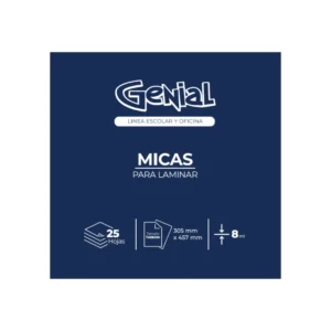Lamina Tabloide 8Ml Paquete25 Genial