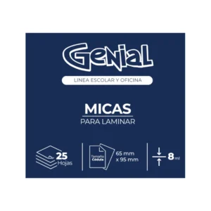 Lamina Cedula 8Ml Paquete25 Genial