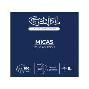 Lamina Tama?o Oficio 5Ml Paquete100 Genial
