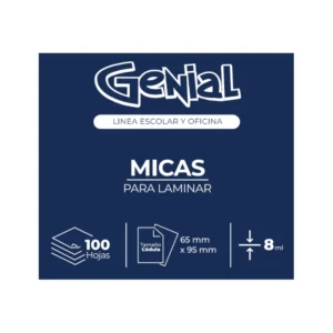 Lamina Cedula 8Ml Paquete100 Genial