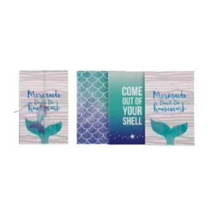 Libreta Cosida Set 3 Piezas 32 Hojas Mermaid
