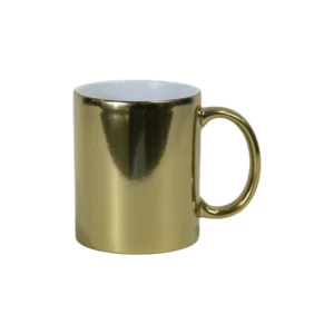 Taza Ceramica Para Sublimar 11Oz Dorada