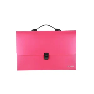 Acordeon Plast Deli Rosa Tama?o Carta 13 Divisiones