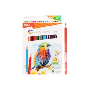 Lapiz Color Largo Deli Paquete 18 Triangular