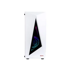 Gabinete Para Pc Marvo Gaming Blanco Vidrio Templado Rgb Ca-119