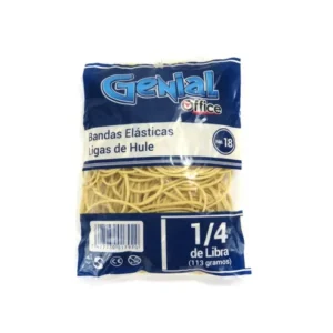 Hule Billetero #18 Bolsa 1/4lb Genial