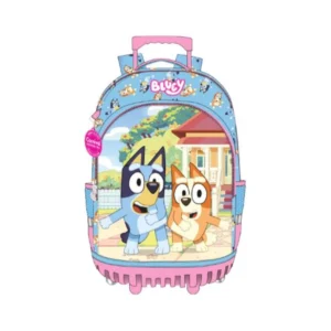 Mochila Con Rodos Bluey 17