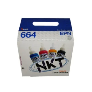 Tinta Nkt Para Epson 4 Colores 100mlx4 L110/L200/L210/L350/L355/L555