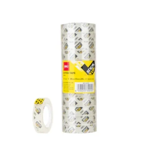 Tape Transparente 12mmX30Yardas Paquete 12 Deli