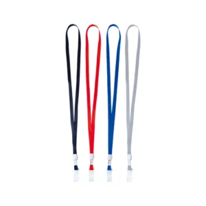 Cordon Para Gafete Paquete de 20 Surtido Clip Plastico