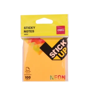 Nota Adhesiva Deli 3X3 Neon Surtido 100 hojas