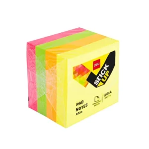 Nota Adhesiva Deli 2X2 Neon Surtido 400 hojas