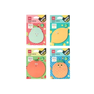 Nota Adhesiva Deli 3X3 Dise?o Frutas Surtido 30 Hojas