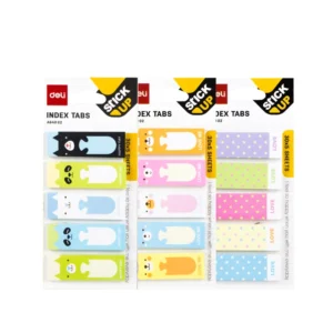 Nota Adhes Deli Bandera 5 Colores Dise?os Surtidos