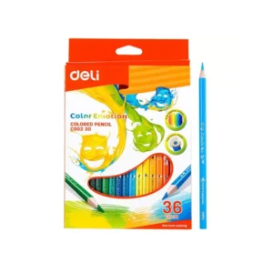 Lapiz Color Largo Deli Paquete 36 Triangular
