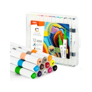 Marcador Acrilico Paquete12 Color Emotion