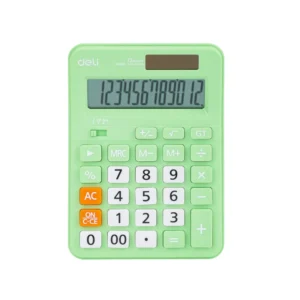 Calculadora Deli Escritorio 12 Digitos Verde