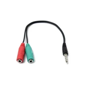Cable De Audio Con Plug 3.5mm Tipo Macho A Hembra Dual Mic Imexx