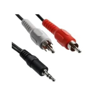 Cable De Audio Con 1 Plug 3.5mm Tipo Macho A 2 Rca Tipo Macho 150cm Imexx