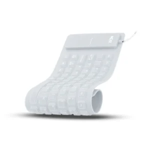 Teclado Imexx Flexible  Blanco