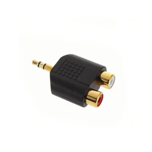 Adaptador De Audio 3.5mm Macho A 2rca Hembra Imexx