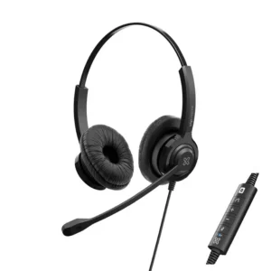 Audifono Klipx Con Microfono Conector Usb Ctrol Volumen Negro  Kch-911