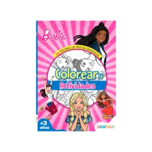 Libro De Actividades Coloreo Con Barbie 24 Pag