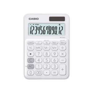 Calculadora Casio Escrit 12dig Ms-20uc Blanca