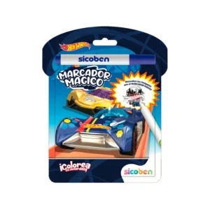 Libro De Actividades Con Marcador Magico Pasta Dura Hotwheels