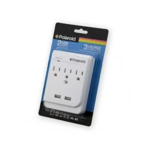 Protector De Picos Polaroid 5 Salidas 2 Usb