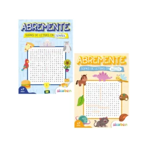 Libro De Actividades Sopa De Letras Ingles Y Espa?ol Surtido 48 Pag