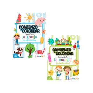 Libro De Actividades Comienzo A Colorear Escuela/Granja Surtido 32 Paginas