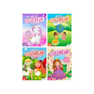 Libro De Actividades Colorear Surtido 24 Pag