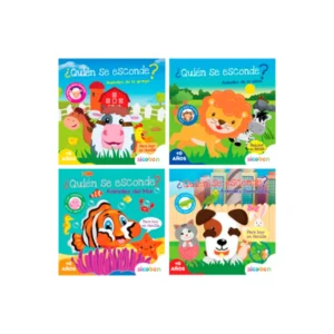 Libro De Lectura Quien Se Esconde Surtido Pasta Dura 10 Pag
