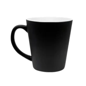 Taza Ceramica Para Sublimar 11 Onzas Magica Negro Mate Conica