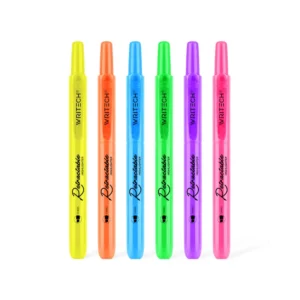 Resaltador Writech Paquete6 Retractil Surt