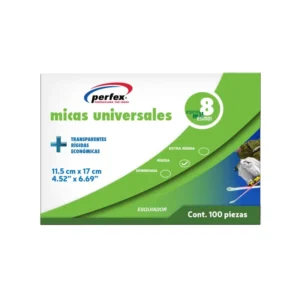 Lamina 11.5X17Cm 8Ml Paquete100 Perfex